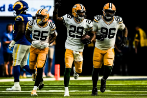Os números da vitória do Packers contra o Rams na semana 5.